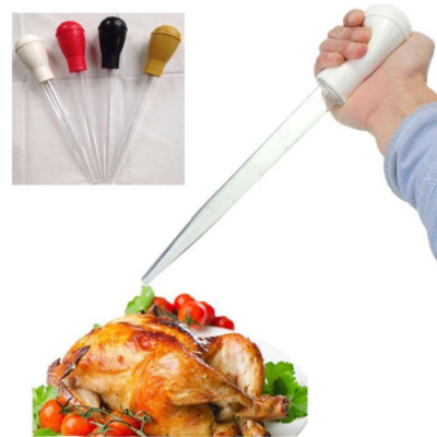 Σταγονόμετρο λαδιού γαλοπούλας Μαγειρική σταγονόμετρο γαλοπούλας κοτόπουλου λαδιού μπάρμπεκιου Food Flavor Baster σωλήνα αντλίας σύριγγας Εργαλεία κουζίνας