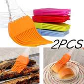 2gab Grila BBQ birstes Silikona karstumizturīgas cepšanas birstes gatavošanas rīks Noņemamas garšvielu otas Virtuves ierīces