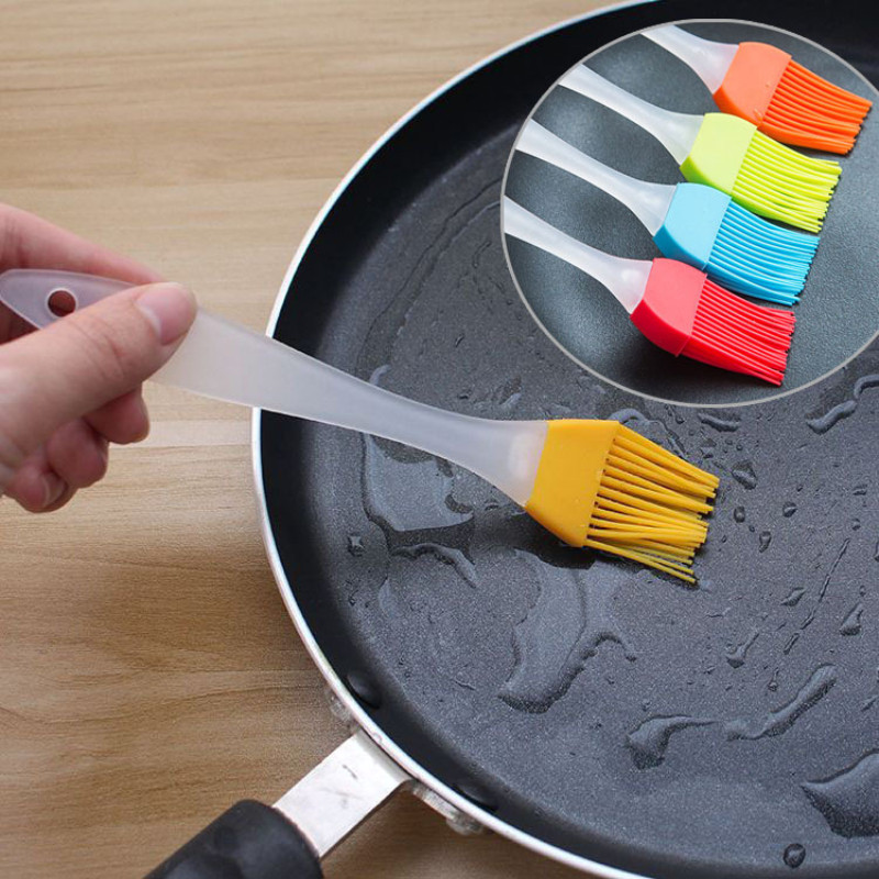 2gab Grila BBQ birstes Silikona karstumizturīgas cepšanas birstes gatavošanas rīks Noņemamas garšvielu otas Virtuves ierīces
