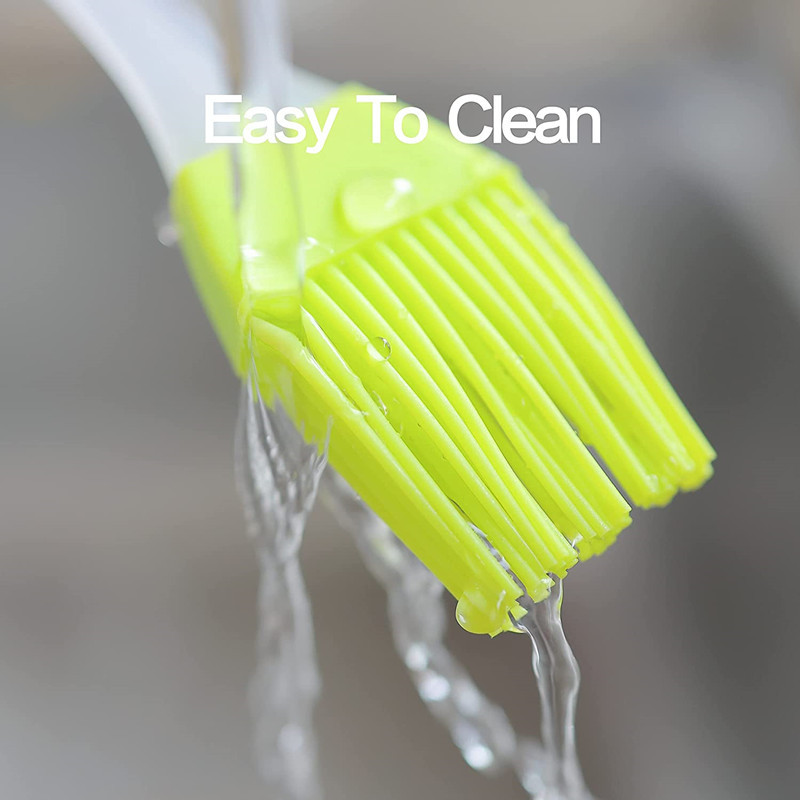 2gab Grila BBQ birstes Silikona karstumizturīgas cepšanas birstes gatavošanas rīks Noņemamas garšvielu otas Virtuves ierīces