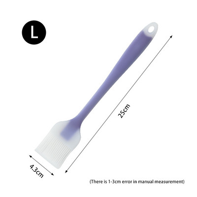 1 DB szilikonolajos ecset, újrafelhasználható élelmiszer minőségű kenyérkefék, cukrászkefe cukrászsütőolaj főzőkenet grillkefe szerszámok konyhai kefék
