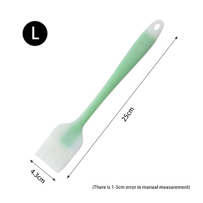 1 DB szilikonolajos ecset, újrafelhasználható élelmiszer minőségű kenyérkefék, cukrászkefe cukrászsütőolaj főzőkenet grillkefe szerszámok konyhai kefék