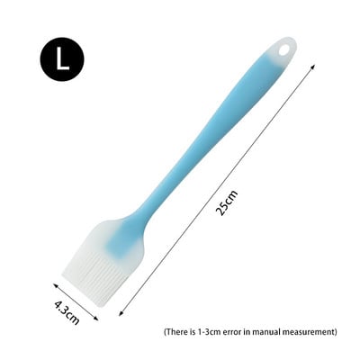 1 DB szilikonolajos ecset, újrafelhasználható élelmiszer minőségű kenyérkefék, cukrászkefe cukrászsütőolaj főzőkenet grillkefe szerszámok konyhai kefék