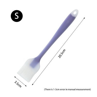 1 DB szilikonolajos ecset, újrafelhasználható élelmiszer minőségű kenyérkefék, cukrászkefe cukrászsütőolaj főzőkenet grillkefe szerszámok konyhai kefék