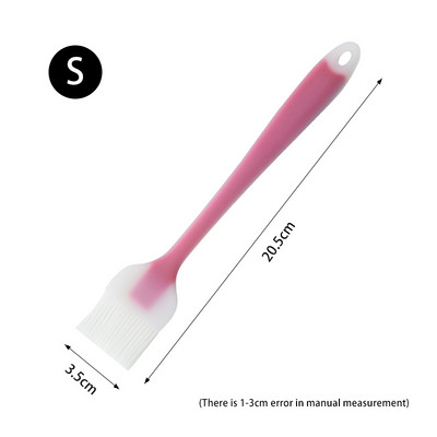 1 DB szilikonolajos ecset, újrafelhasználható élelmiszer minőségű kenyérkefék, cukrászkefe cukrászsütőolaj főzőkenet grillkefe szerszámok konyhai kefék