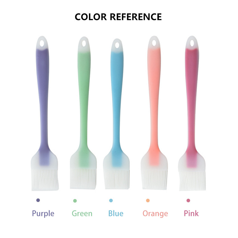 1 DB szilikonolajos ecset, újrafelhasználható élelmiszer minőségű kenyérkefék, cukrászkefe cukrászsütőolaj főzőkenet grillkefe szerszámok konyhai kefék