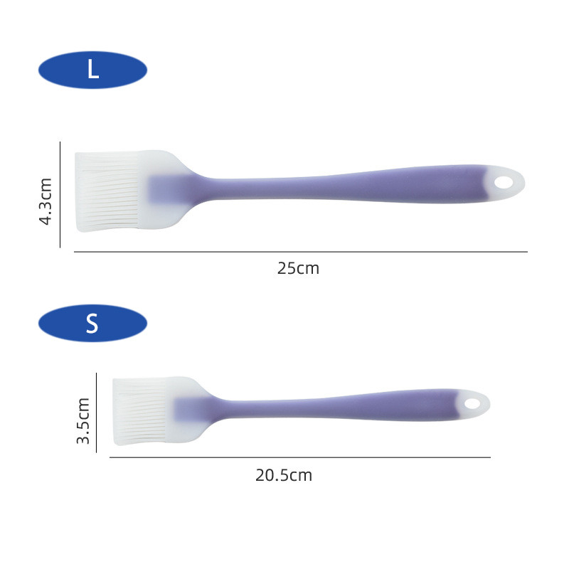 1 DB szilikonolajos ecset, újrafelhasználható élelmiszer minőségű kenyérkefék, cukrászkefe cukrászsütőolaj főzőkenet grillkefe szerszámok konyhai kefék