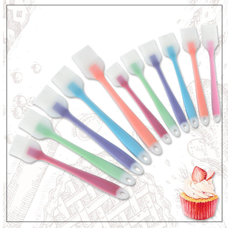 1 DB szilikonolajos ecset, újrafelhasználható élelmiszer minőségű kenyérkefék, cukrászkefe cukrászsütőolaj főzőkenet grillkefe szerszámok konyhai kefék