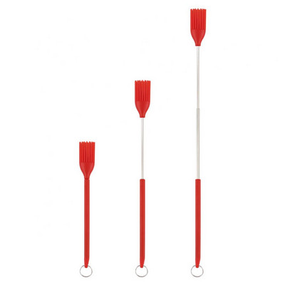 Silikona cepamās otas Virtuves cepšanas mērces liekšķere komplekts grila birste Mini virtuves piederumi Mini ievelkams pagarinātājs