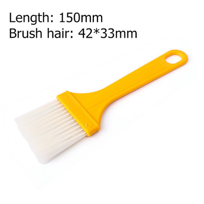 2 gab. Grilēšanas birste dalīta tipa kūku cepšanai konditorejas izstrādājumu cepšanas eļļas otas ar augstu temperatūru izturīgs plastmasas rokturis grila virtuves rīks