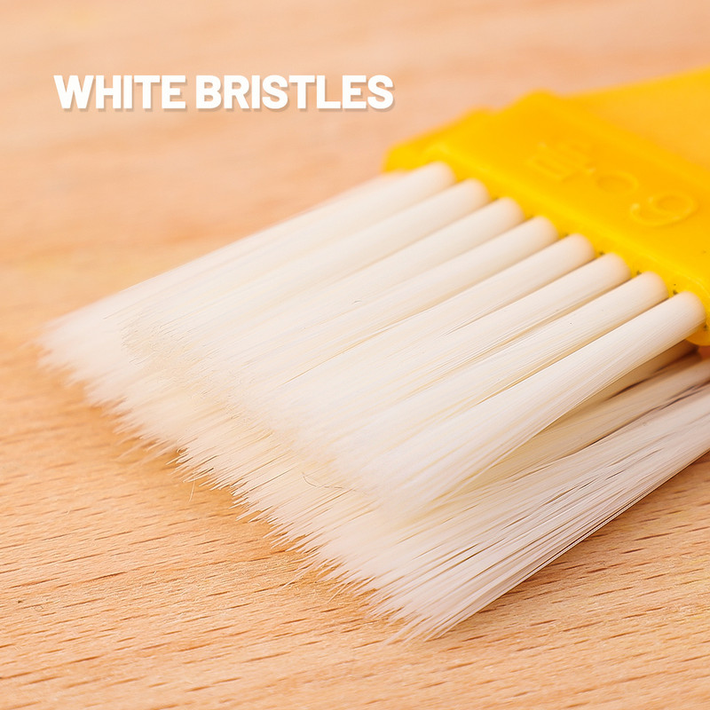 2 gab. Grilēšanas birste dalīta tipa kūku cepšanai konditorejas izstrādājumu cepšanas eļļas otas ar augstu temperatūru izturīgs plastmasas rokturis grila virtuves rīks