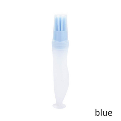 Grillezőeszközök Szilikon konyhai eszközök Hordozható, hőálló grillező kefék olajos palackkefe sütési kellékek