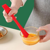 Rugalmas dupla kaparó szilikon egyenletes keverés többcélú szilikon spatula deformációmentes, kényelmes és praktikus sütőeszköz