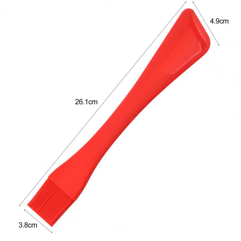 Rugalmas dupla kaparó szilikon egyenletes keverés többcélú szilikon spatula deformációmentes, kényelmes és praktikus sütőeszköz