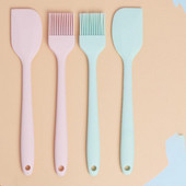 Szilikon kefe kaparó barkács sütemény kenyér vajas sütőkefék BBQ sütőolaj ecset Grill kaparó sütőedények