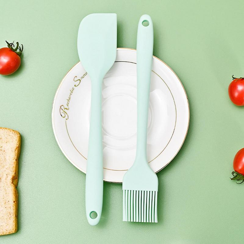 Szilikon kefe kaparó barkács sütemény kenyér vajas sütőkefék BBQ sütőolaj ecset Grill kaparó sütőedények