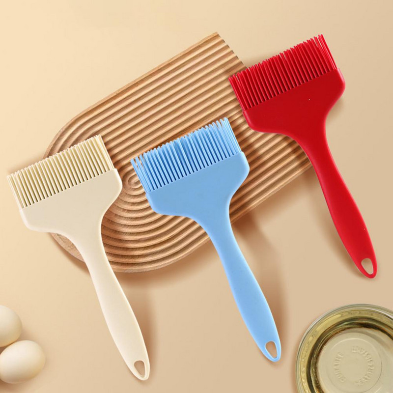 Otthoni konyhai grillkefe szilikon olajos kefe grillkefe konyhai kenyérolaj krémes ecset Sütő főzőeszközök