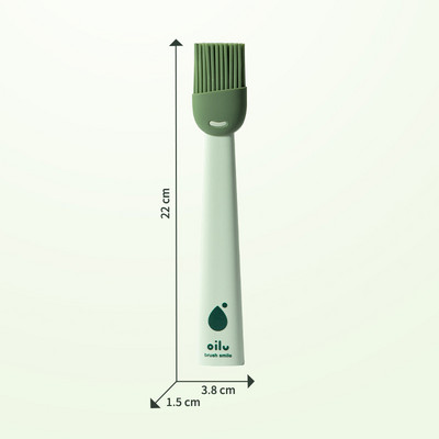 1db olajkefe levehető konyhai palacsinta olajkefe Háztartási nem szöszölő szilikon grillsütő kemping ételecset