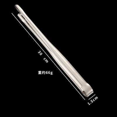 Barbecue ételfogók csúszásmentes főzőcsipesz rozsdamentes acél Churrasco csipesz csipesz büfé Étterem eszközök Konyhai kiegészítők