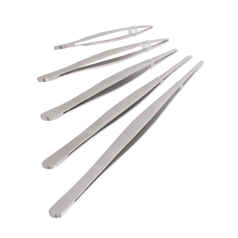 1 gab Virtuves sīkrīki Barbekjū knaibles Pārtikas knaibles Pārtikas saspraudes nerūsējošais tērauds Churrasco pincetes bārbekjū bufetes restorāna rīki