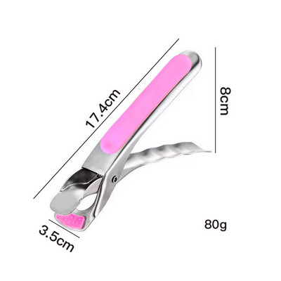 Rozsdamentes acél tálcsipesz csúszásmentes serpenyő megfogó csipesz melegítő tányér retriever fogó szilikon fogantyú konyhai eszköz kempingeszköz