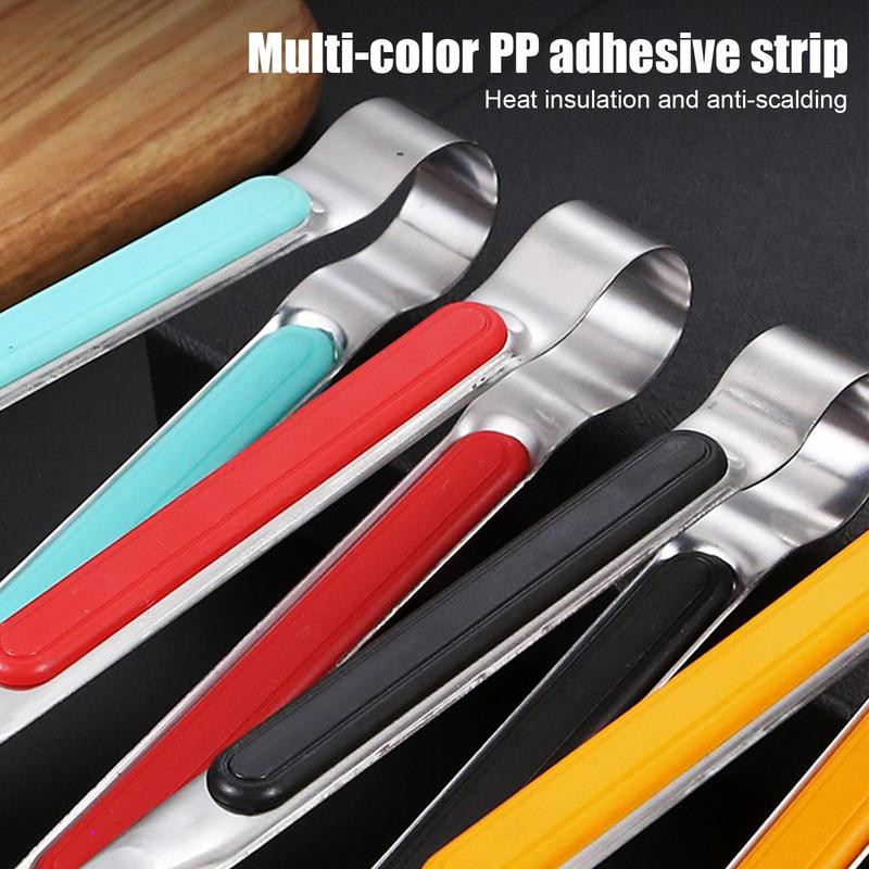 Rozsdamentes acél BBQ fogók Barbecue Grill Ételkapocs Jégfogó Hússaláta Pirítós Kenyérbilincs Konyhai Kiegészítők Eszközök