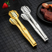 Konyhai fogók Konyhai edények Grill Ételcsipesz Konyhai főfogó rozsdamentes acél Hordozható piknikhez grillezéshez