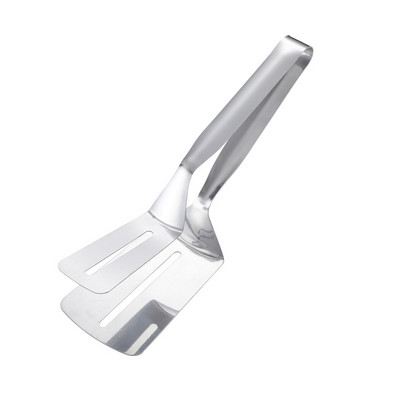 Rozsdamentes acél sütőlapátos csipesz Multifunkcionális steak BBQ csipesz halsütő spatula kapocs kenyércsipesz Háztartási konyhai eszköz