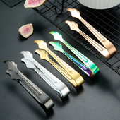 2 db 304 rozsdamentes acél rövid ételkapocs kockacukorcsipesz Gyermek ételcsipesz jégkockacsipesz konyhai eszköz