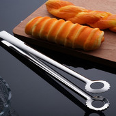 Rozsdamentes acél grillfogó hússaláta steak ételtálaló csipesz BBQ tapadásmentes főzőfogó Konyhai kiegészítők