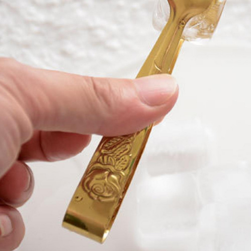 Ételkapcsok Barbecue Clip Kenyér BBQ Clip porálló Easy Grip Rozsdamentes acél kenyérsütés Ételadagoló fogók konyhába