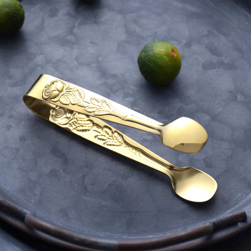 Ételkapcsok Barbecue Clip Kenyér BBQ Clip porálló Easy Grip Rozsdamentes acél kenyérsütés Ételadagoló fogók konyhába