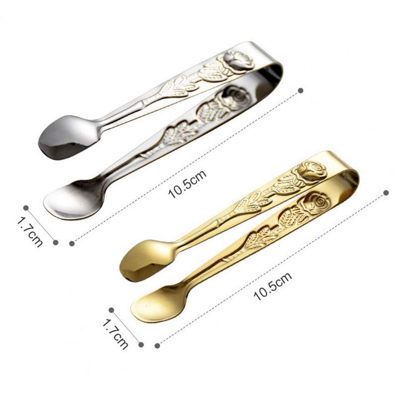 Ételkapcsok Barbecue Clip Kenyér BBQ Clip porálló Easy Grip Rozsdamentes acél kenyérsütés Ételadagoló fogók konyhába