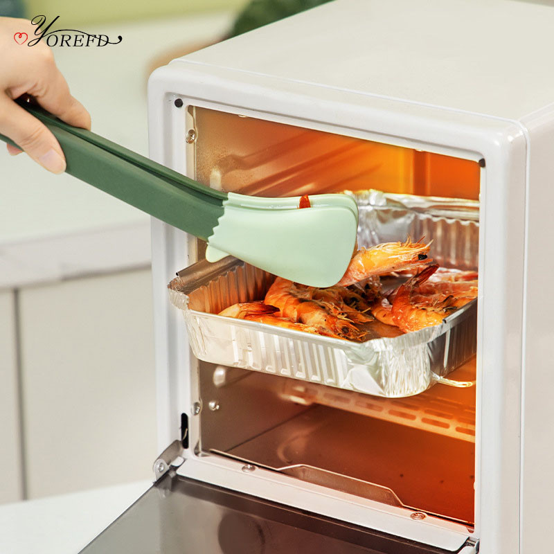 OYOREFD többfunkciós szilikon ételfogó svédasztalos főzőeszköz Hőálló kenyér klip tészta grill bilincs konyhai edények