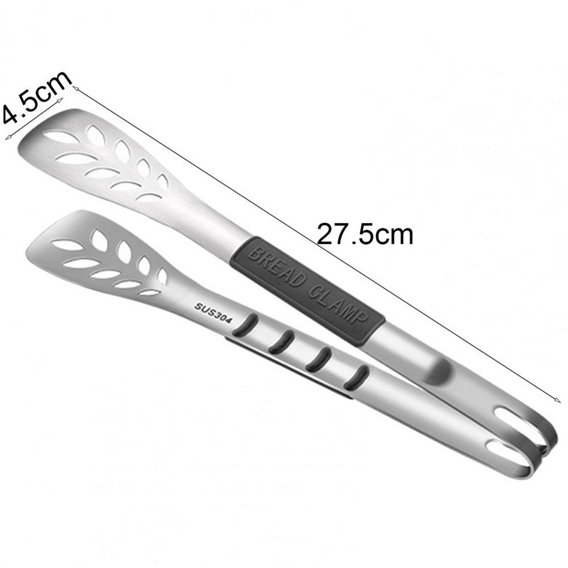 Grillfogó tapadásmentes konyhai edények svédasztalos főzőkapcsok üreges BPA-mentes forrázásgátló, rozsdamentes acél kenyérbilincs konyhai eszköz
