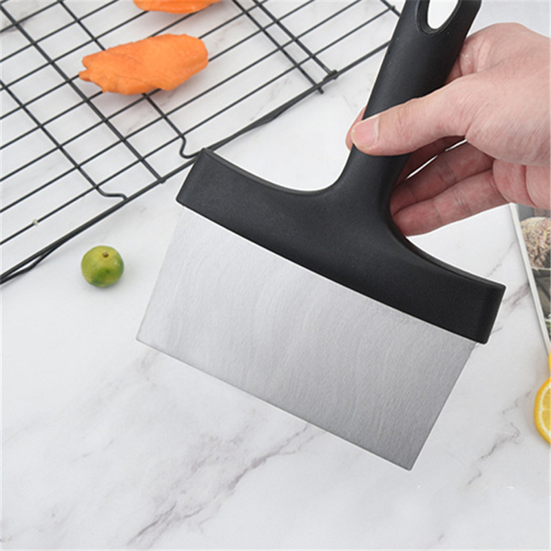 Rozsdamentes acél ételkaparó grill grill rács tisztító készlet kombinált csiszoló zsír súroló grilltisztító eszköz