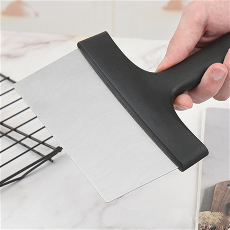 Rozsdamentes acél ételkaparó grill grill rács tisztító készlet kombinált csiszoló zsír súroló grilltisztító eszköz