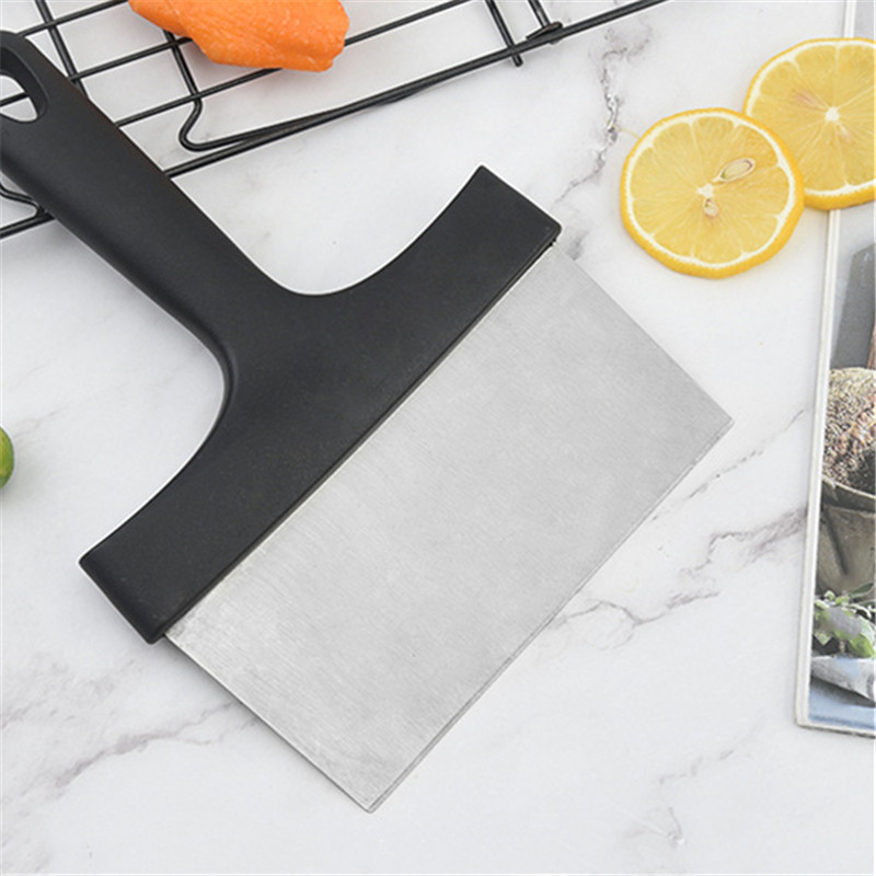 Rozsdamentes acél ételkaparó grill grill rács tisztító készlet kombinált csiszoló zsír súroló grilltisztító eszköz