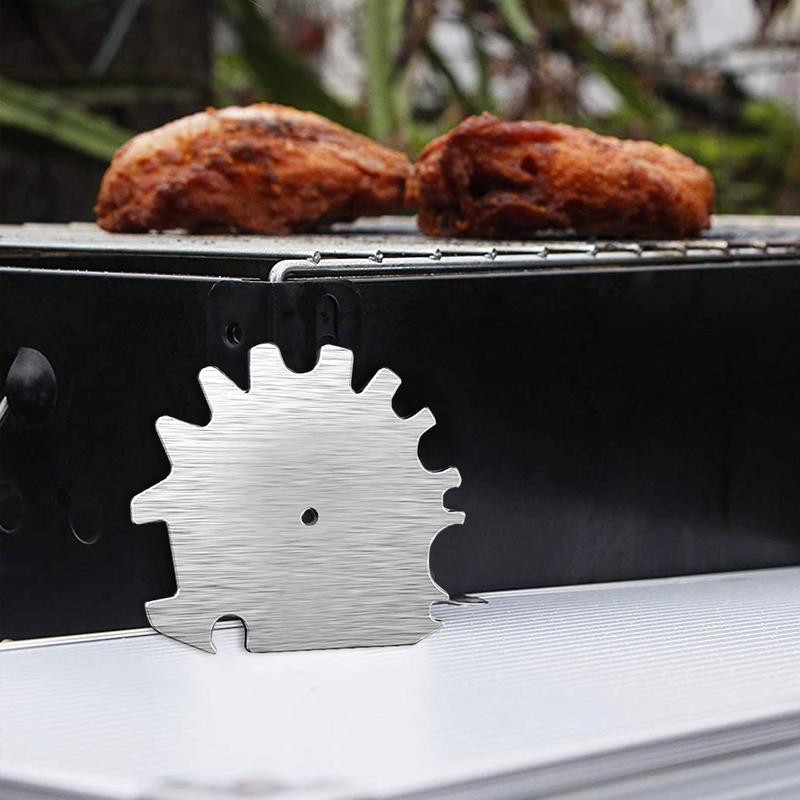 Barbecue Grill Grill kefe tisztító eszköz Cink ötvözet sörtementes tapadásmentes tisztítókefék Grill tartozékok minden grilltípushoz