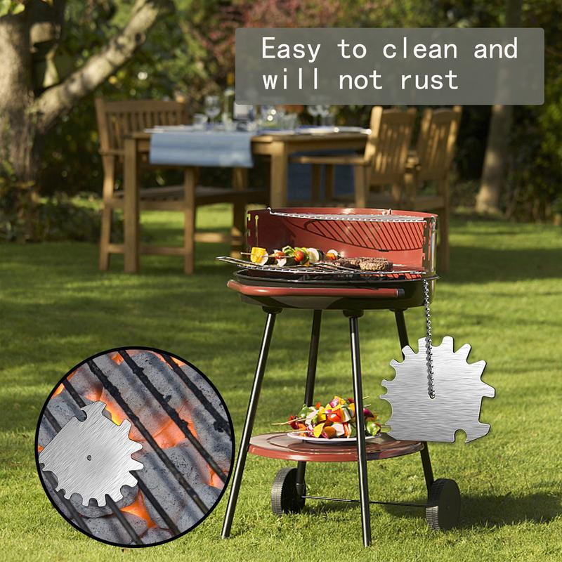 Barbecue Grill Grill kefe tisztító eszköz Cink ötvözet sörtementes tapadásmentes tisztítókefék Grill tartozékok minden grilltípushoz