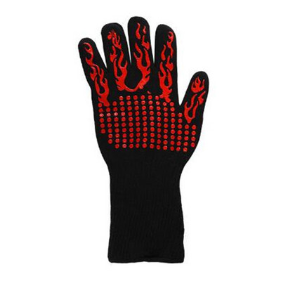 Szilikon mikrohullámú grill kesztyű grilltartozék magas hőmérséklet 1472 Fahrenheit fokig forrázásgátló grill grill kesztyű 1db