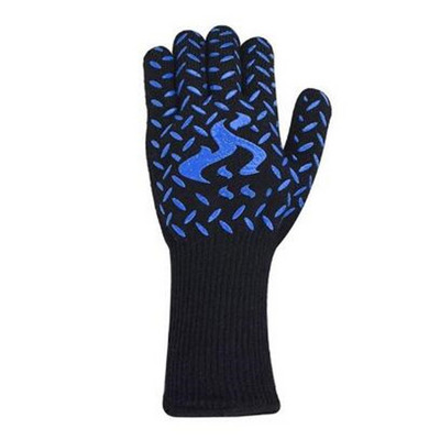 Szilikon mikrohullámú grill kesztyű grilltartozék magas hőmérséklet 1472 Fahrenheit fokig forrázásgátló grill grill kesztyű 1db