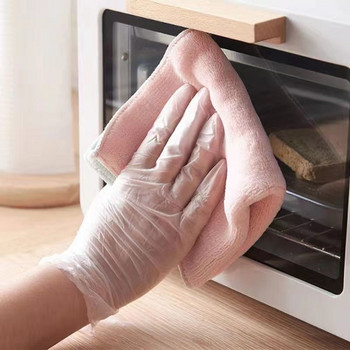100 τμχ Γάντια μπάρμπεκιου μιας χρήσης Διαφανή αδιάβροχα αδιάβροχα γάντια τροφίμων κατηγορίας τροφίμων Αξεσουάρ οικιακής κουζίνας Εργαλεία καθαρισμού