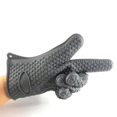 ZKNOC csúszásmentes hőálló szilikon kesztyű szilikon sütőkesztyű BBQ grill hőálló kesztyű sütőkesztyű konyhai eszköz