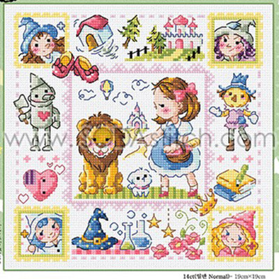 SO-3219 DIY kézműves varrás keresztszemes csomag pamutszövet kézimunka hímző kézműves számláló keresztszemes készlet