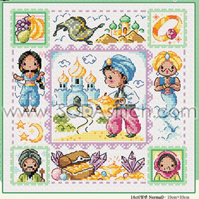 SO-3219 DIY kézműves varrás keresztszemes csomag pamutszövet kézimunka hímző kézműves számláló keresztszemes készlet