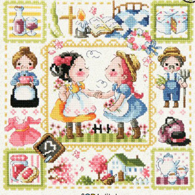 SO-3219 DIY kézműves varrás keresztszemes csomag pamutszövet kézimunka hímző kézműves számláló keresztszemes készlet