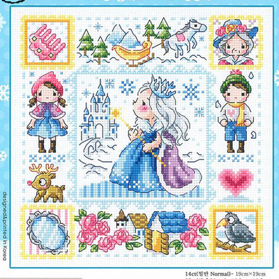 SO-3219 DIY kézműves varrás keresztszemes csomag pamutszövet kézimunka hímző kézműves számláló keresztszemes készlet