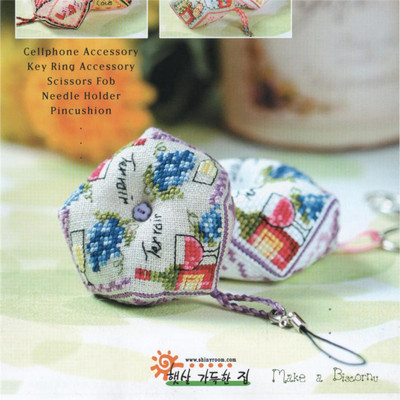 P82 Keresztszemes készletek Keresztszemes hímzőkészletek Kézimunka készletek cérnák Tű Tűpárna Biscornu Számolt keresztszemes hímzés