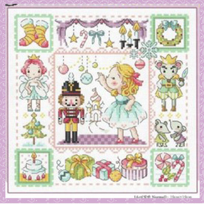 SO3217 Korean Love Mini Cartoon Package Craft Stitch Cross Stitch Ръкоделие Бродерия Занаяти Преброени кръстосани шевове Комплекти Подарък